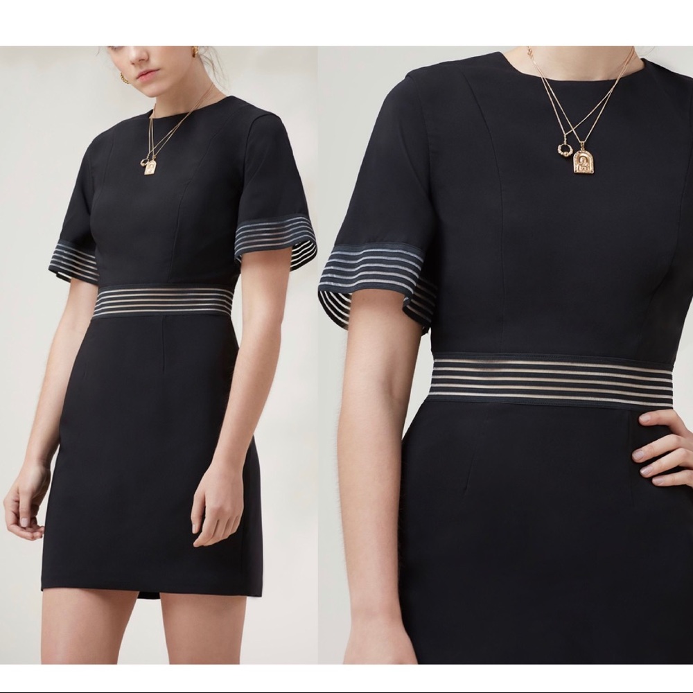 NWT FINDERS “Firelight” SS Mini Dress